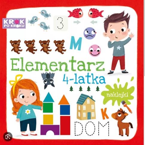 ELEMENTARZ 4 LATKA Z NAKLEJKAMI