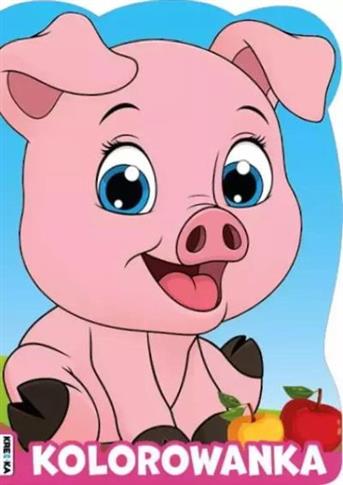 KOLOROWANKA WYKROJNIK ŚWINKA. BOOKS AND FUN