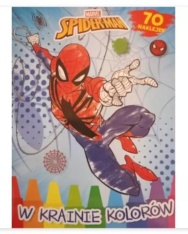 MARVEL SPIDER-MAN. W KRAINIE KOLORÓW. KOLOROWANKA