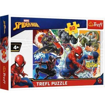 Trefl, puzzle, Marvel, Spider-man, Waleczny Spider