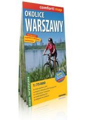 COMFORT!MAP OKOLICE WARSZAWY 1:75 000 MAPA