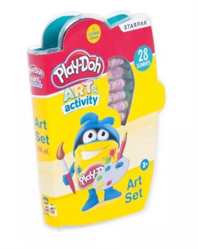 STARPAK ZESTAW ARTYSTYCZNY PLAY-DOH 28 ELEMENTÓW