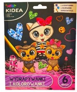 ZWIERZETA. WYDRAPYWANKI I KOLOROWANKI