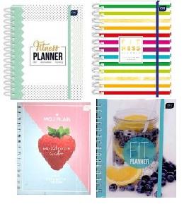 FIT PLANNER 15,9X21CM MIX WZORÓW