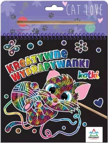 KREATYWNE WYDRAPYWANKI. KOTKI