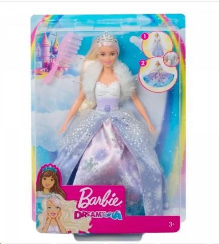 Barbie, lalka Księżniczka Lodowa magia