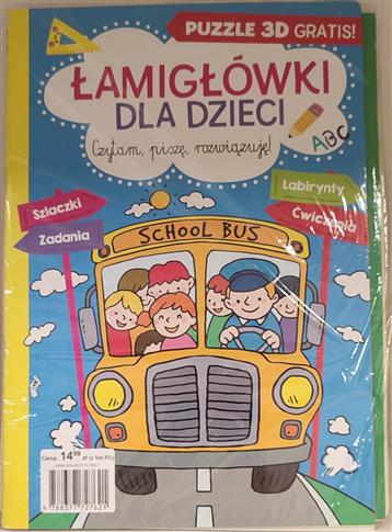 ŁAMIGŁÓWKI DLA DZIECI PUZZLE 3D GRATIS