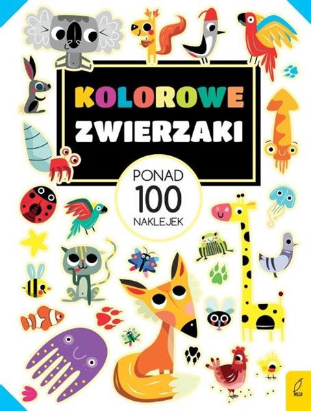 PONAD 100 NAKLEJEK KOLOROWE ZWIERZAKI