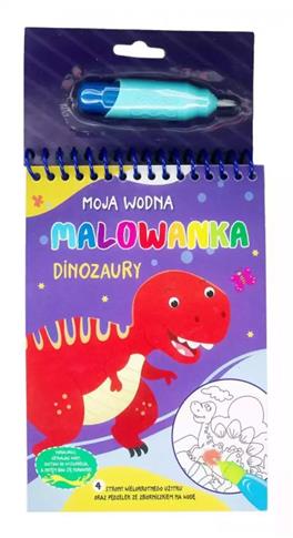 MOJA WODNA MALOWANKA. DINOZAURY