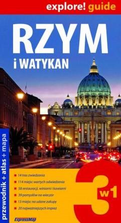 RZYM I WATYKAN 3W1: PRZEWODNIK + ATLAS + MAPA