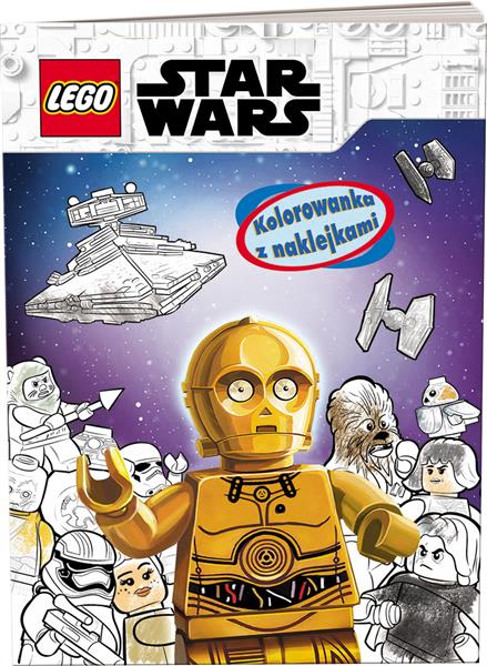 LEGO STAR WARS. KOLOROWANKA Z NAKLEJKAMI