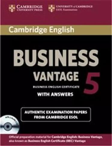 Cambridge English Business 5 Vantage with answers