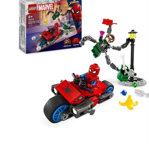 LEGO Marvel, klocki, Pościg na motocyklu: Spider-