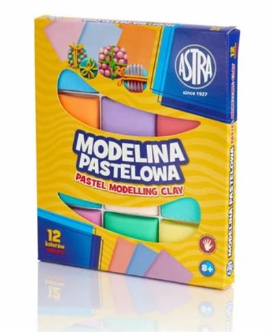 Astra, Modelina pastelowa 12 kolorów