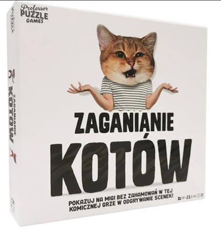 Professor Puzzle, gra towarzyska, Zaganianie kotów