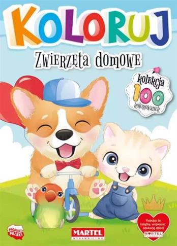 ZWIERZĘTA DOMOWE. KOLORUJ