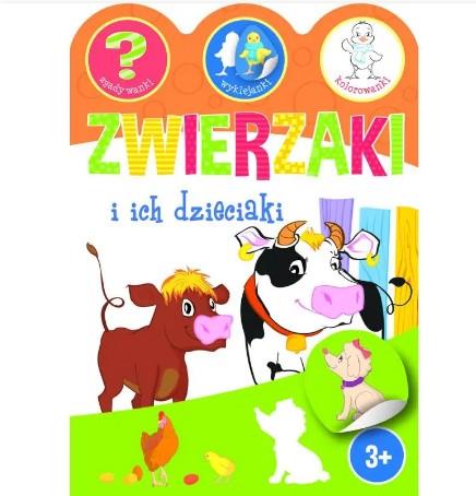 ZWIERZAKI I ICH DZIECIAKI. ZGADYWANKI, WYKLEJANKI,