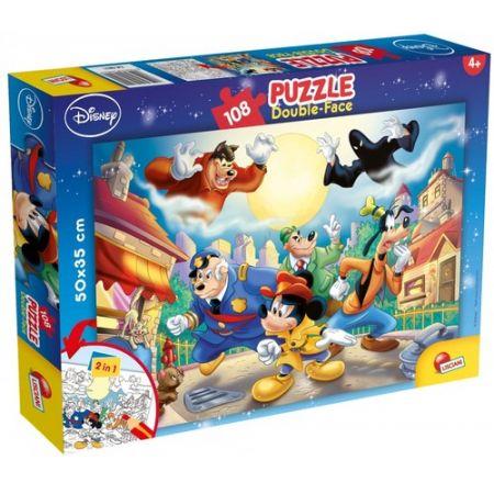 PUZZLE DWUSTRONNE 108EL MICKEY MOUSE 48021 LISCIAN