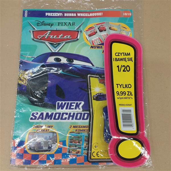 DISNEY. AUTA WIEK SAMOCHODÓW
