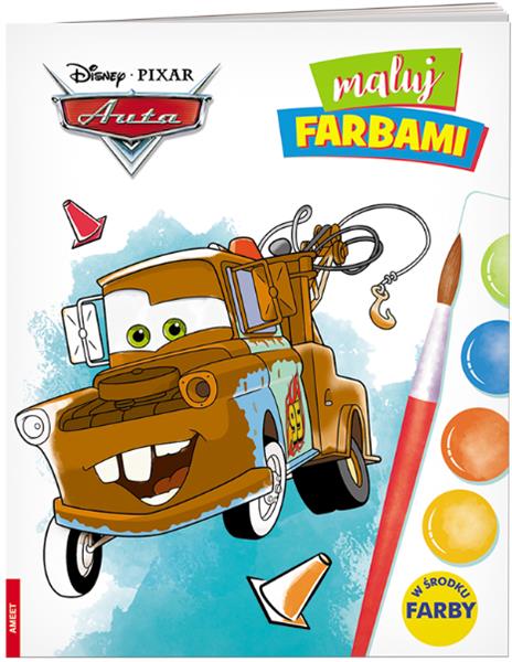 PIXAR AUTA. MALUJ FARBAMI