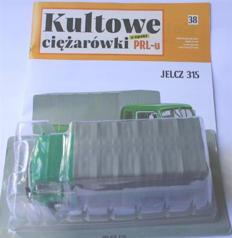 JELCZ 315 zielony Skrzynia KCP nr 38 1/43