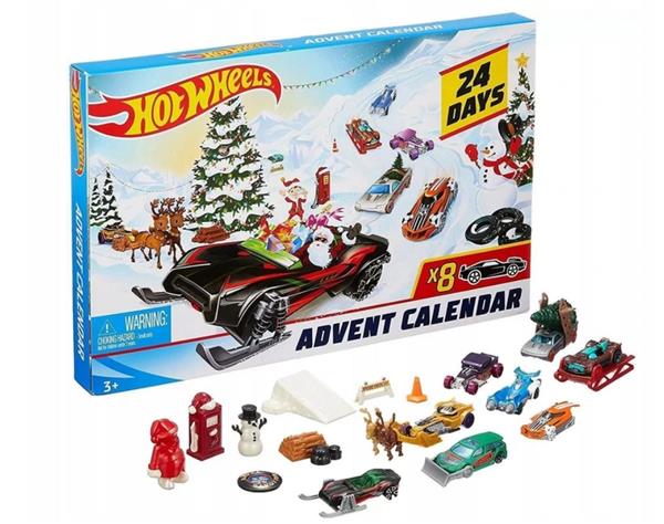 HOT WHEELS KALENDARZ ADWENTOWY 8 AUTEK FYN46