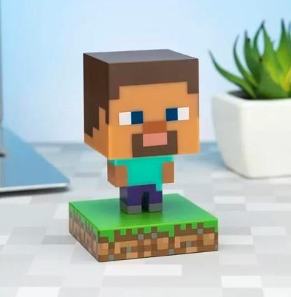 Lampka nocna MINECRAFT STEVE 3D ICON - lampa LED