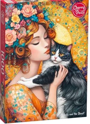 PUZZLE 1000 EL. BEAUTY AND THE BEAST CHERRYPAZZI