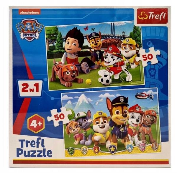 TREFL PUZZLE PSI PATROL 2X50 ELEMENTÓW