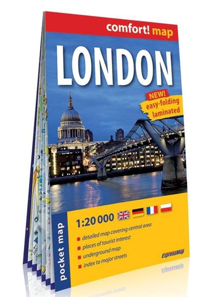 LONDYN (LONDON); KIESZONKOWY LAMINOWANY PLAN MIAST