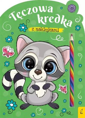 TĘCZOWA KREDKA Z NAKLEJKAMI
