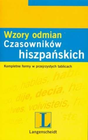 Wzory odmian czasowników hiszpańskich