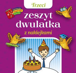 TRZECI ZESZYT DWULATKA Z NAKLEJKAMI. BIBLIOTECZKA