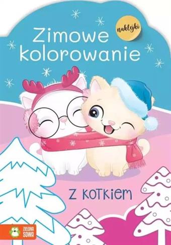 ZIMOWE KOLOROWANIE Z KOTKIEM