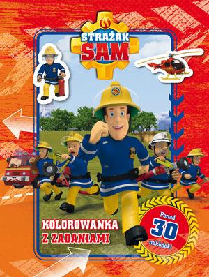 STRAŻAK SAM KOLOROWANKA Z ZADANIAMI