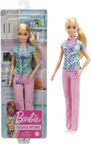 Barbie, lalki Kariera, GTW39 pielęgniarka