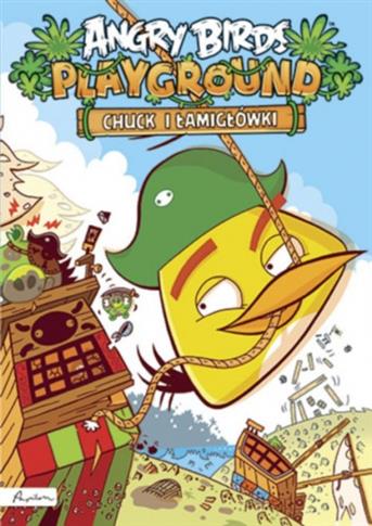 Angry Birds Playground Chuck i łamigłówki Książka