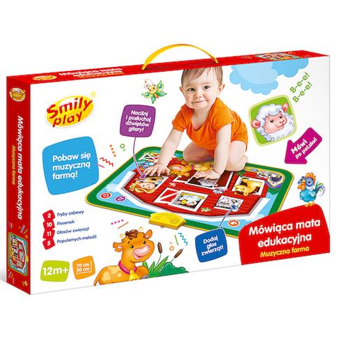 Mówiąca mata edukacyjna muzyczna farma Smily Play