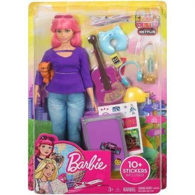 Barbie, Dreamhouse, lalka Daisy w podróży, FWV26