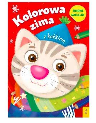 KOLOROWA ZIMA Z KOTKIEM