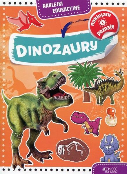 NAKLEJKI EDUKACYJNE. DINOZAURY