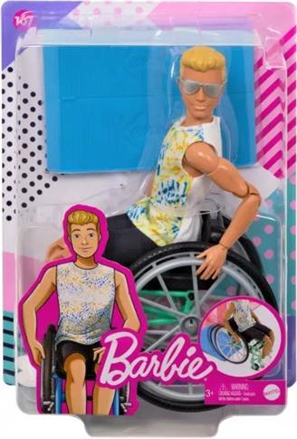 Barbie. GWX93 Ken na wózku inwalidzkim