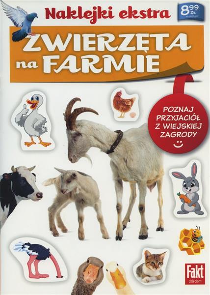 NAKLEJKI EKSTRA ZWIERZĘTA NA FARMIE
