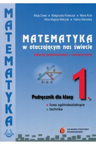 MATEMATYKA w otaczającym nas świecie 1. Podręcznik