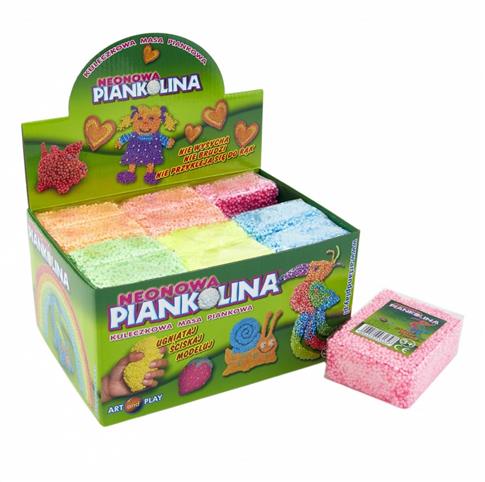 Piankolina neonowa (12 sztuk)