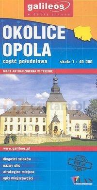 OKOLICE OPOLA CZĘŚĆ POŁUDNIOWA MAPA TURYSTYCZNA 1: