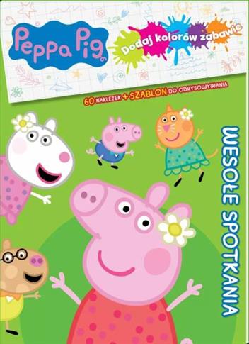 PEPPA PIG. DODAJ KOLORÓW ZABAWIE. KOLOROWE PRZYGOD
