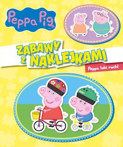 PEPPA LUBI RUCH! ZABAWY Z NAKLEJKAMI. ŚWINKA PEPPA