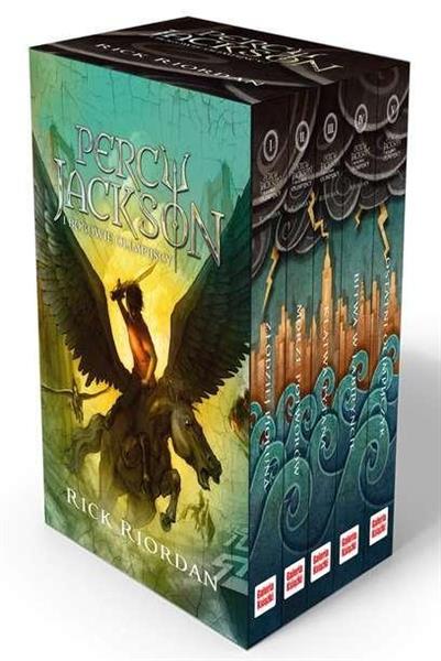 PERCY JACKSON I BOGOWIE OLIMPIJSCY T.1-5 PAKIET