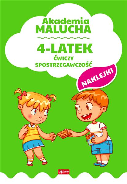 AKADEMIA MALUCHA. 4-LATEK ĆWICZY SPOSTRZEGAWCZOŚĆ